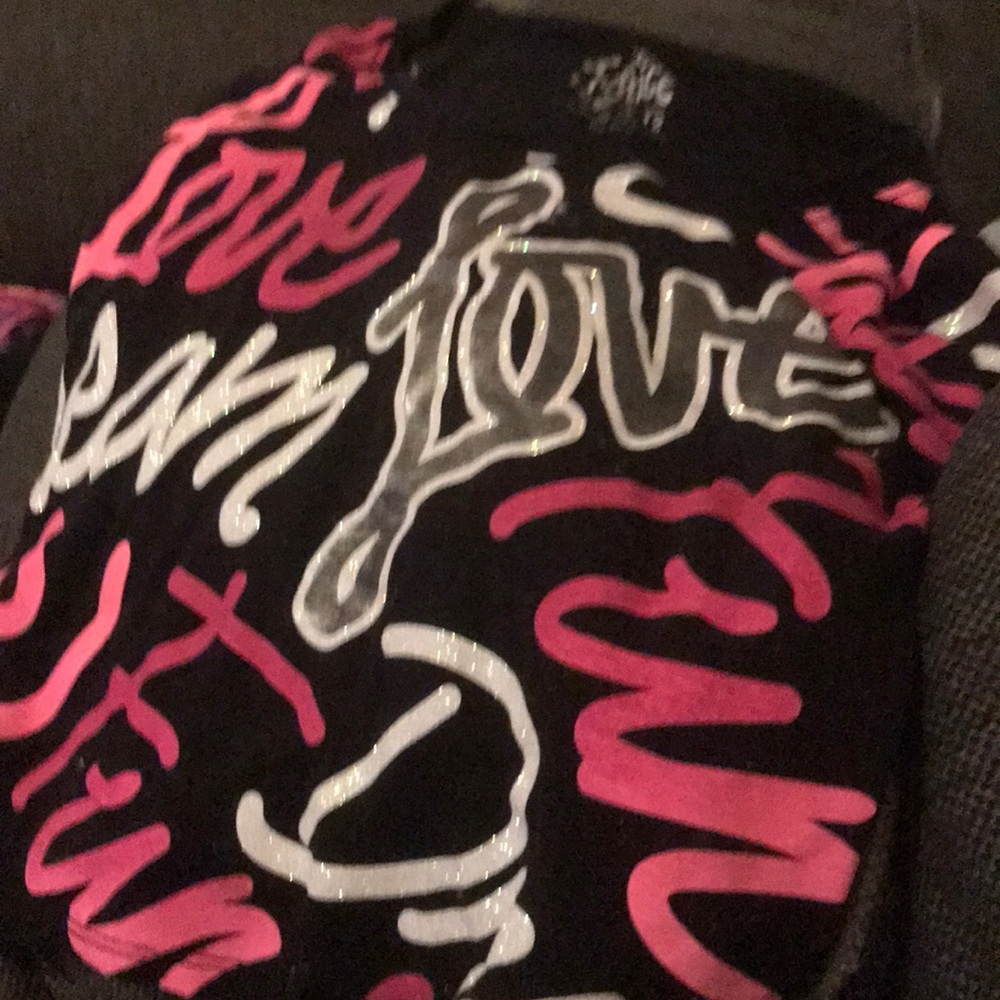 Justice shirt/overlayer